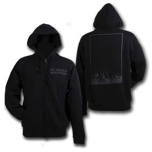 MY PROUD MOUNTAIN. Logo (Women Zip Hoodie)