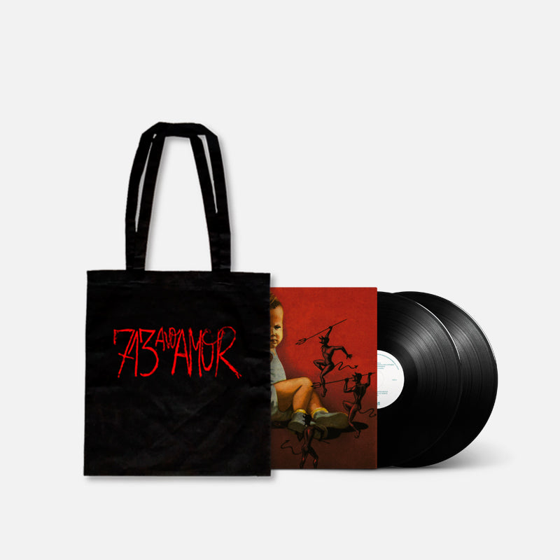 713avo AMOR. Horrores Varios de La Estupidez Actual 2LP (Negro) + Totebag (BUNDLE)