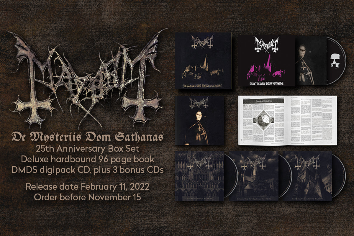 MAYHEM. De Mysteriis Dom Sathanas - 25th Anniversary CD Boxset