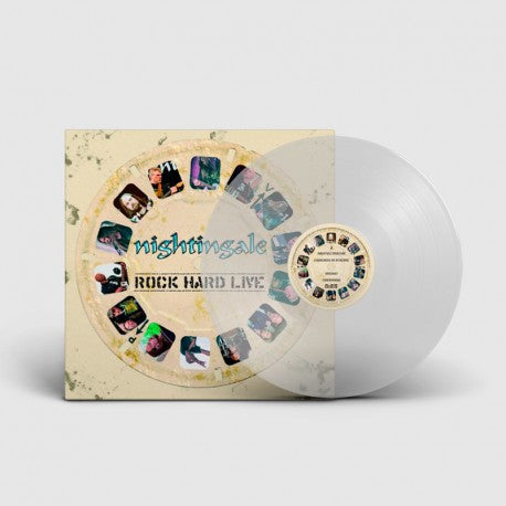 NIGHTINGALE. Rock Hard Live LP (Ultraclear)