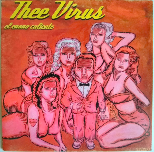 THEE VIRUS.El Enano Caliente 10" EP (Clear)