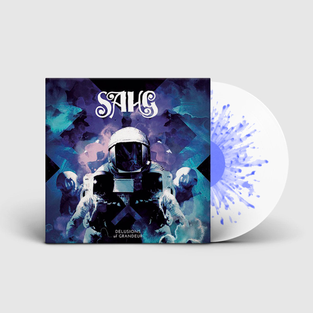 SAHG. Delusions Of Grandeur LP (White w/ Blue Speckles)