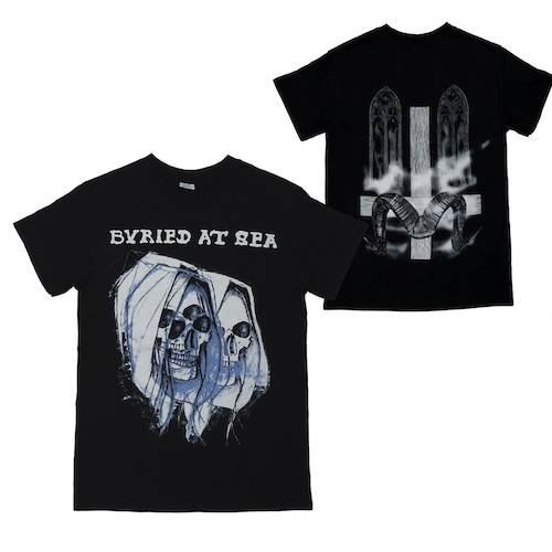 BURIED AT SEA. Skulls (T-Shirt)