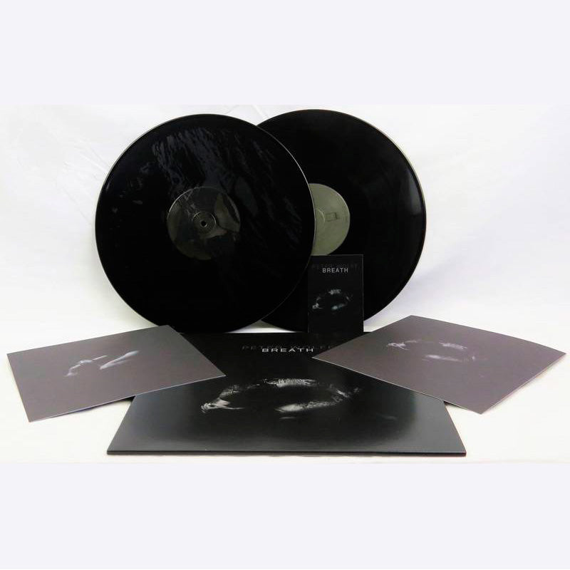 PETER WOLFF. Breath 2LP (Black on black screen print side D)