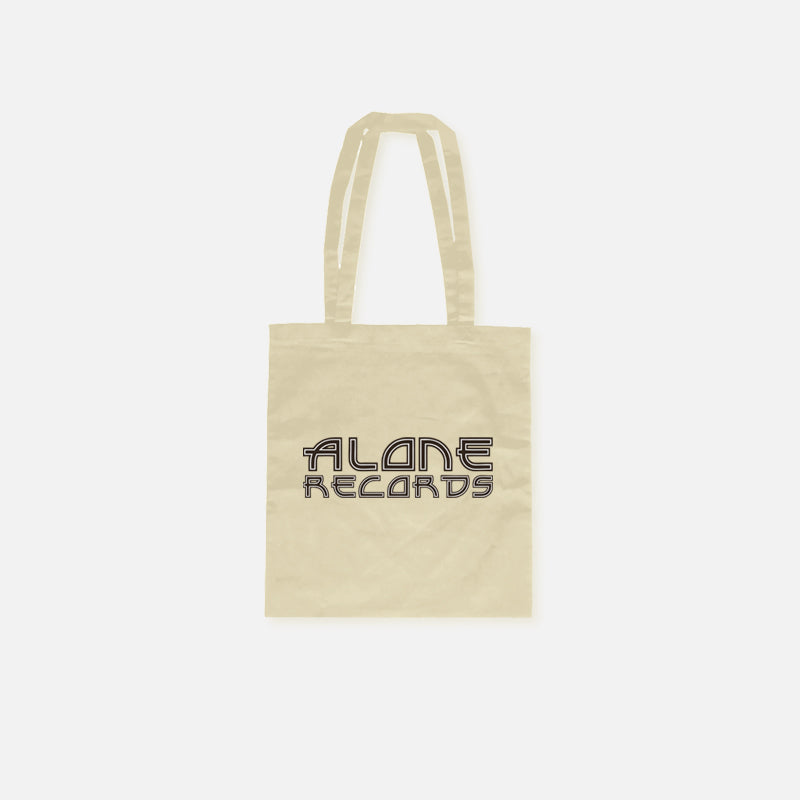 ALONE RECORDS. Black Logo (Totebag)