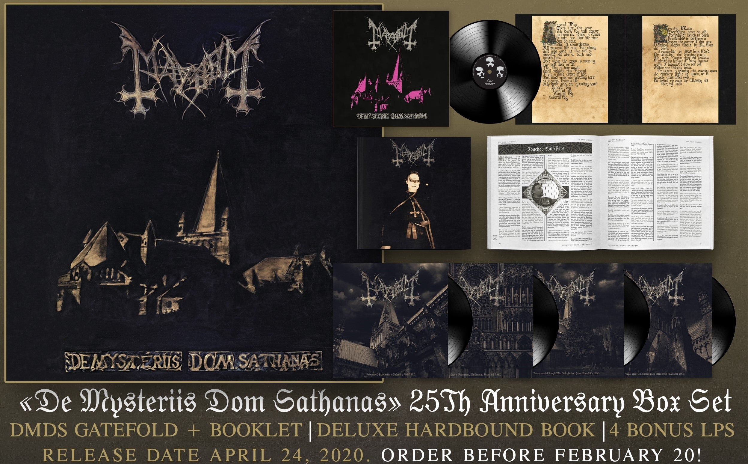 MAYHEM - De Mysteriis Dom Sathanas (25th Anniversary Box Set