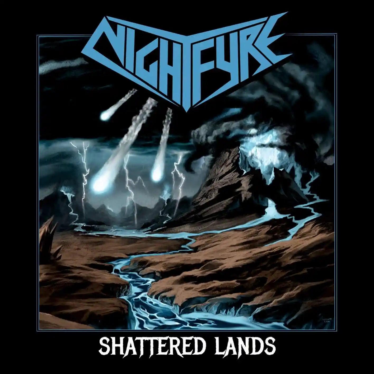 NIGHTFYRE – Shattered Lands EP (White Vinyl)