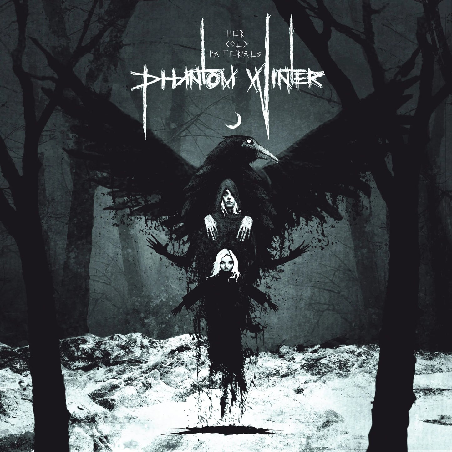 PHATOM WINTER – Her Cold Materials LP (Black Vinyl)