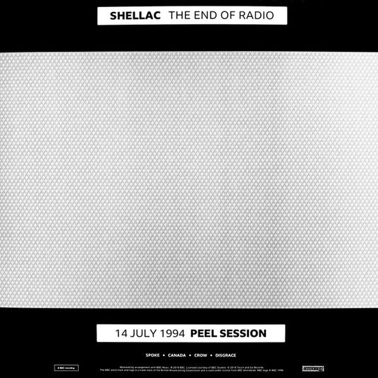 SHELLAC. The End Of Radio (14 July 1994 Peel Session / 1 December 2004 Peel Session) 2x12"LP