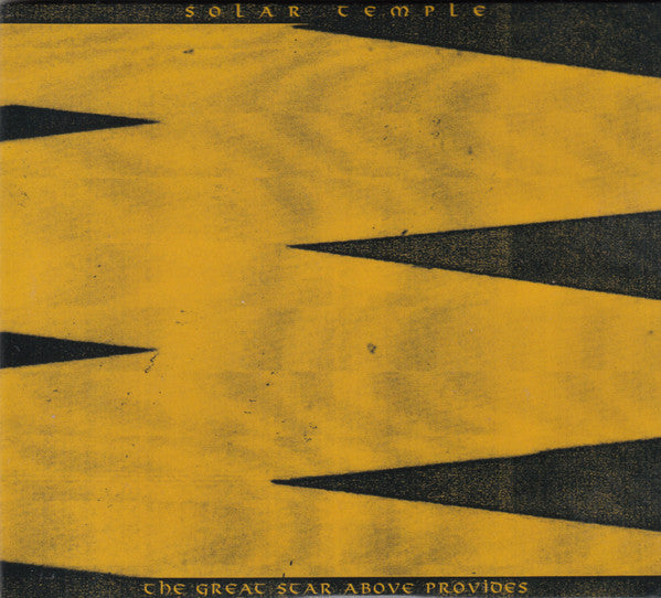 SOLAR TEMPLE. The Great Star Above Provides (Live At Roadburn Redux) 2LP