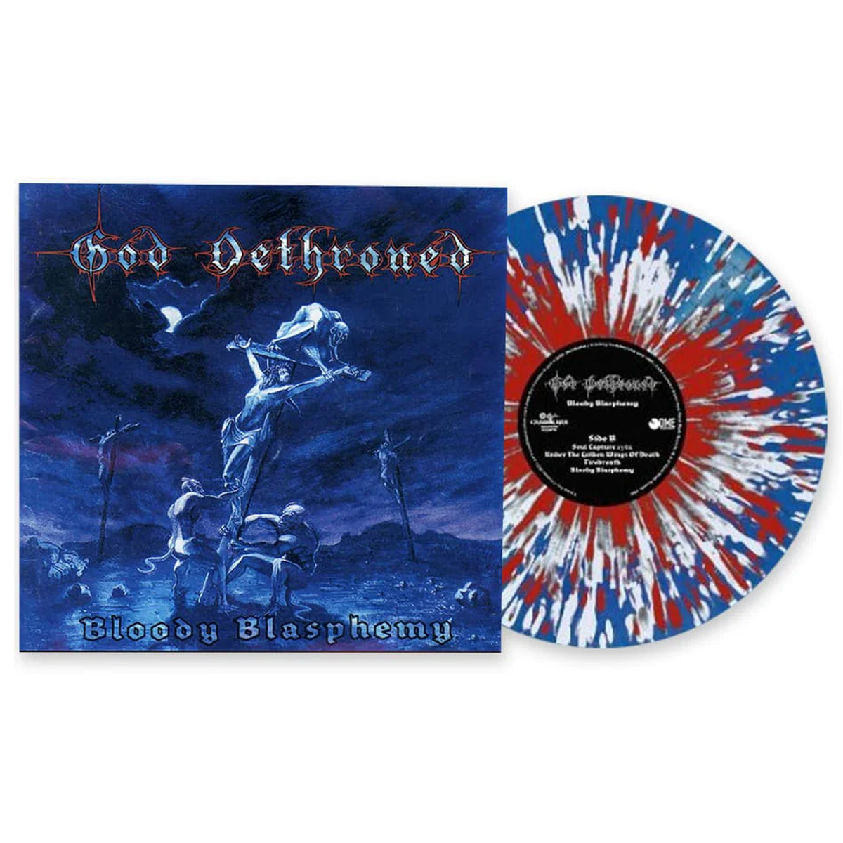 GOD DETHRONED. Bloody Blasphemy LP  (Splatter Vinyl)